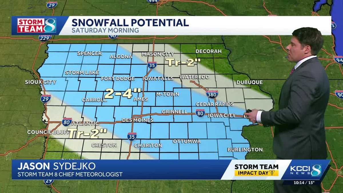 Des Moines weather: Another round of snow followed by brutal cold