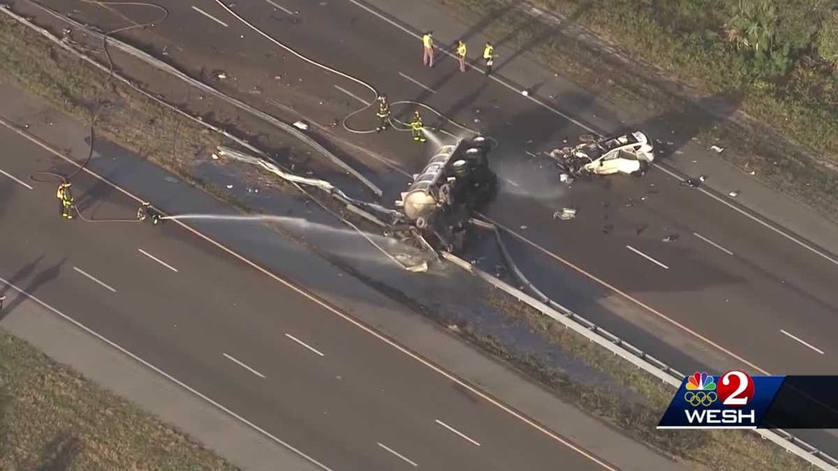 Truck driver killed in crash on I95 in Brevard County