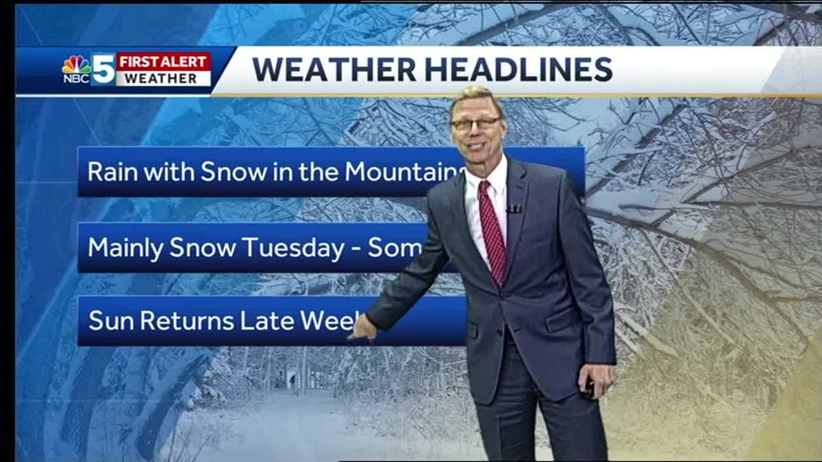 Video: Tom Messner is looking at a snowy Tuesday