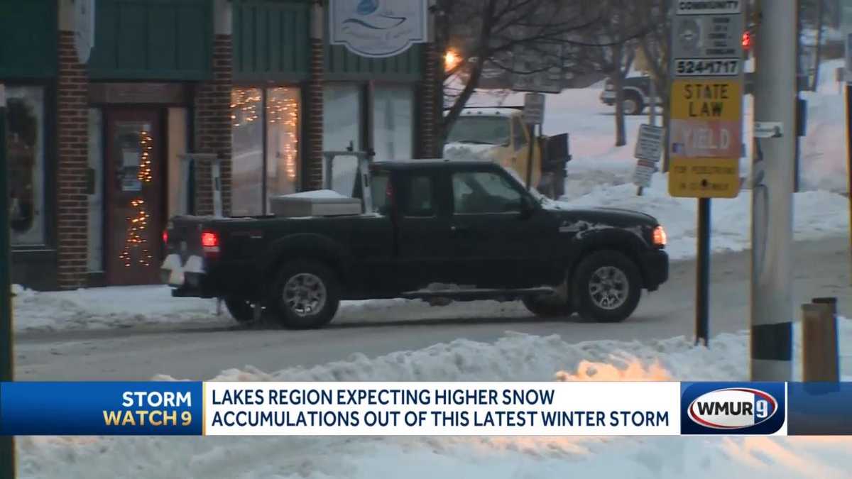 NH winter storm Power outages, tree damage, icy roadways