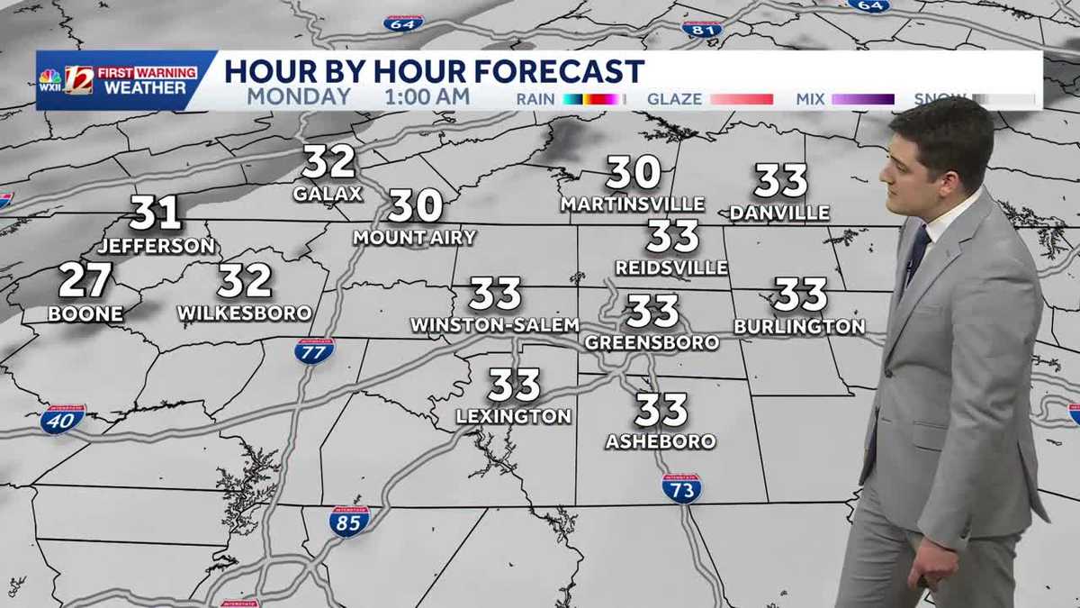 Winter Storm Warnings: what to expect through the weekend in North Carolina