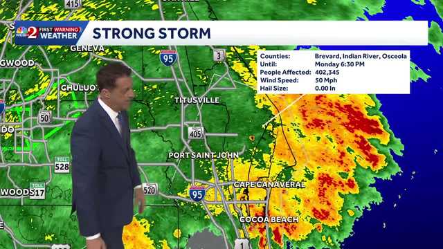 Storms subside with more on the way Tuesday. 7.13.2026