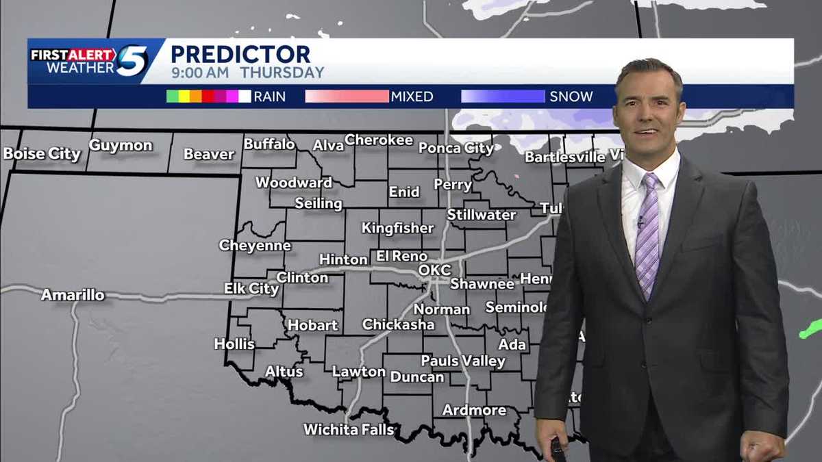 TIMELINE: Oklahoma sees another Arctic front and chance of wintry mix