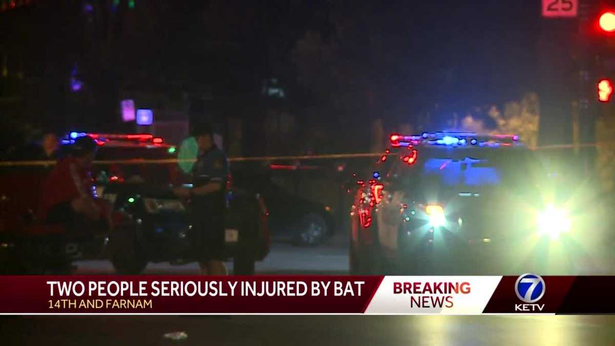 Two people attacked with baseball bat in downtown Omaha