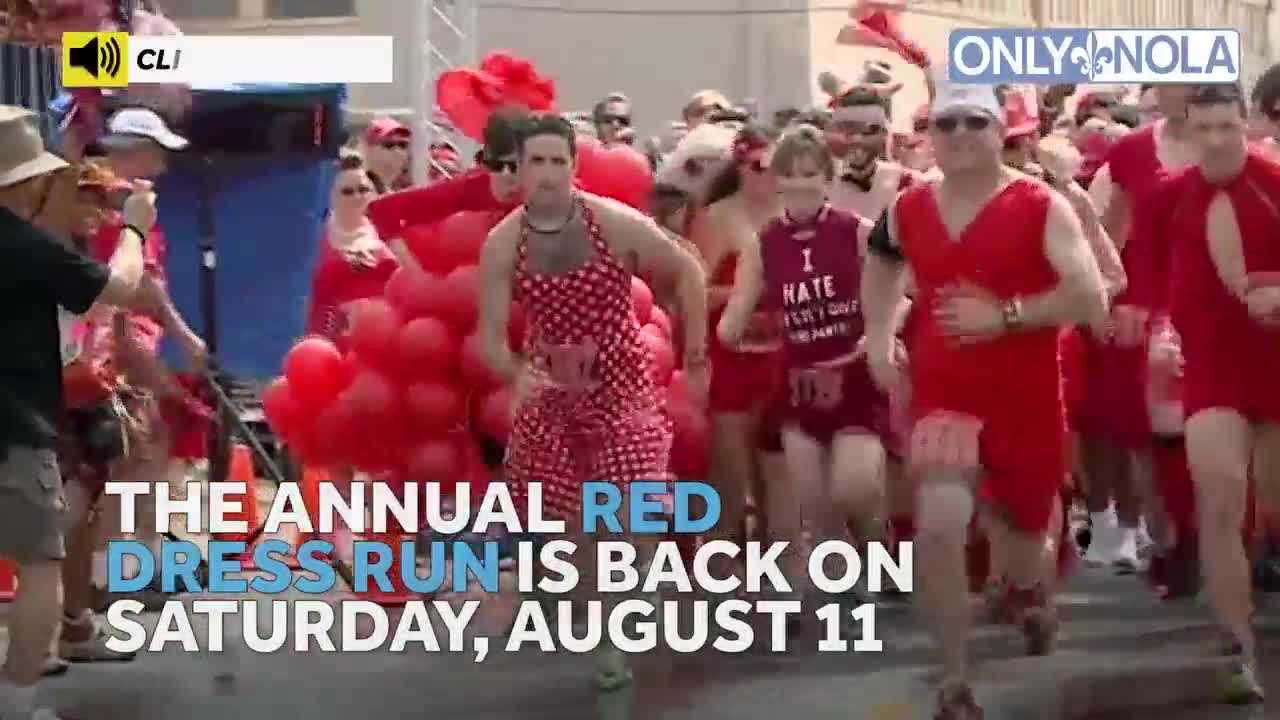 Red Dress in New Orleans