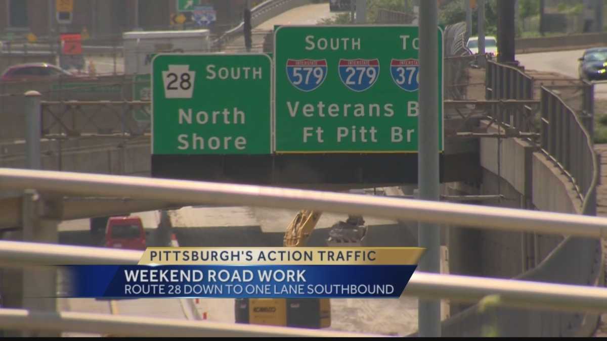 Southbound Route 28 lane closure in effect this weekend