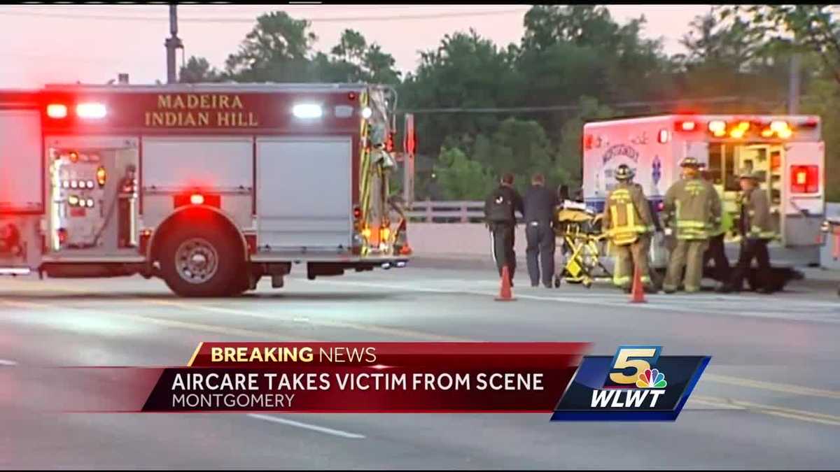 1 flown to hospital after single-car crash in Montgomery