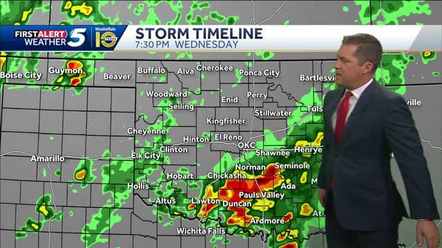 TIMELINE: Risk for severe storms returns Wednesday in Oklahoma - Vimarsana News