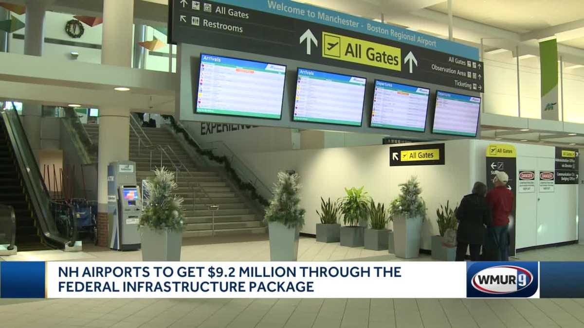 New Hampshire airports getting 9.2M in infrastructure funds