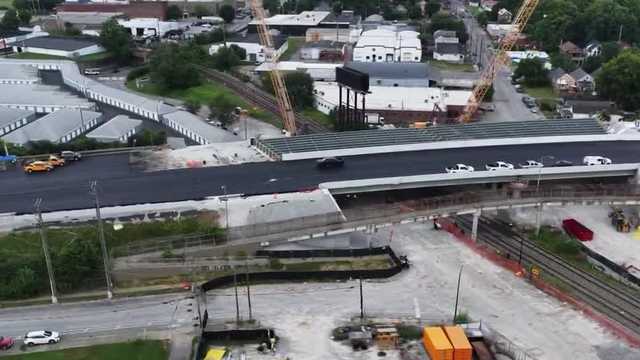 Construction on I-65 in Louisville remains on track with highway to reopen next month
