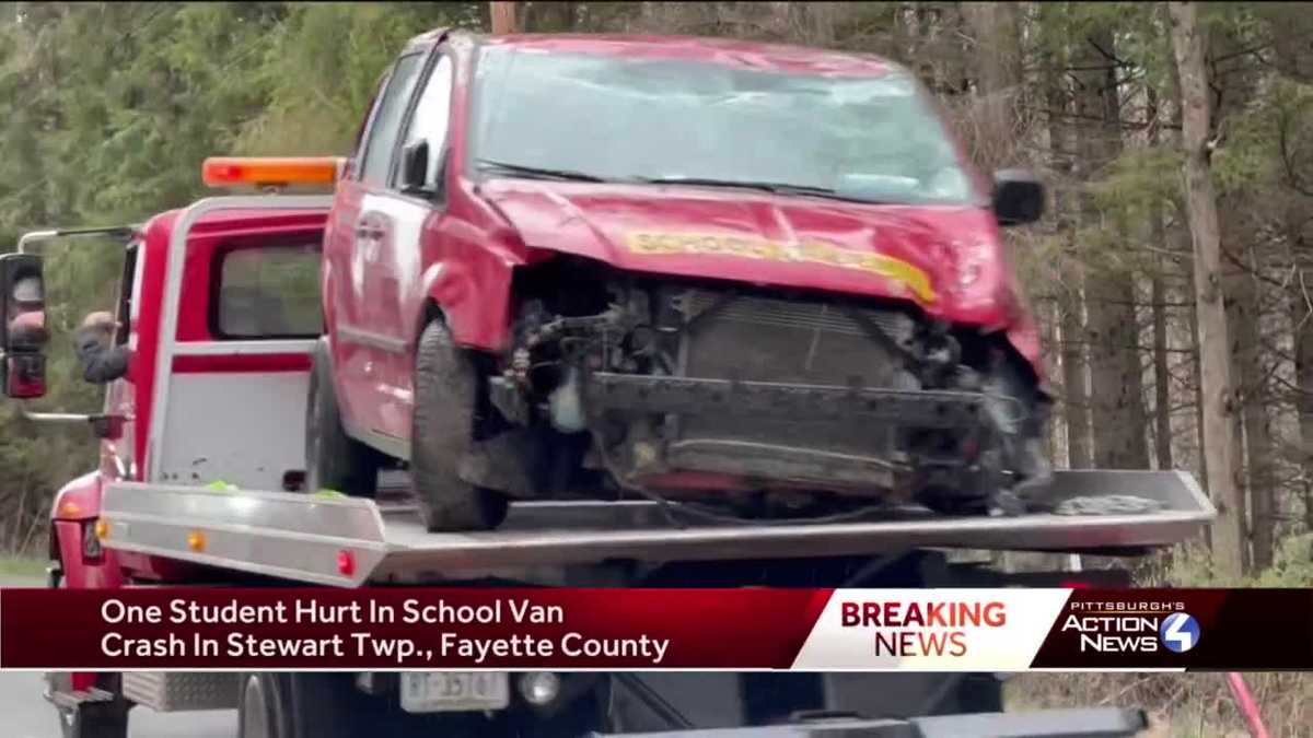 Connellsville Area School District van involved in crash in Fayette County