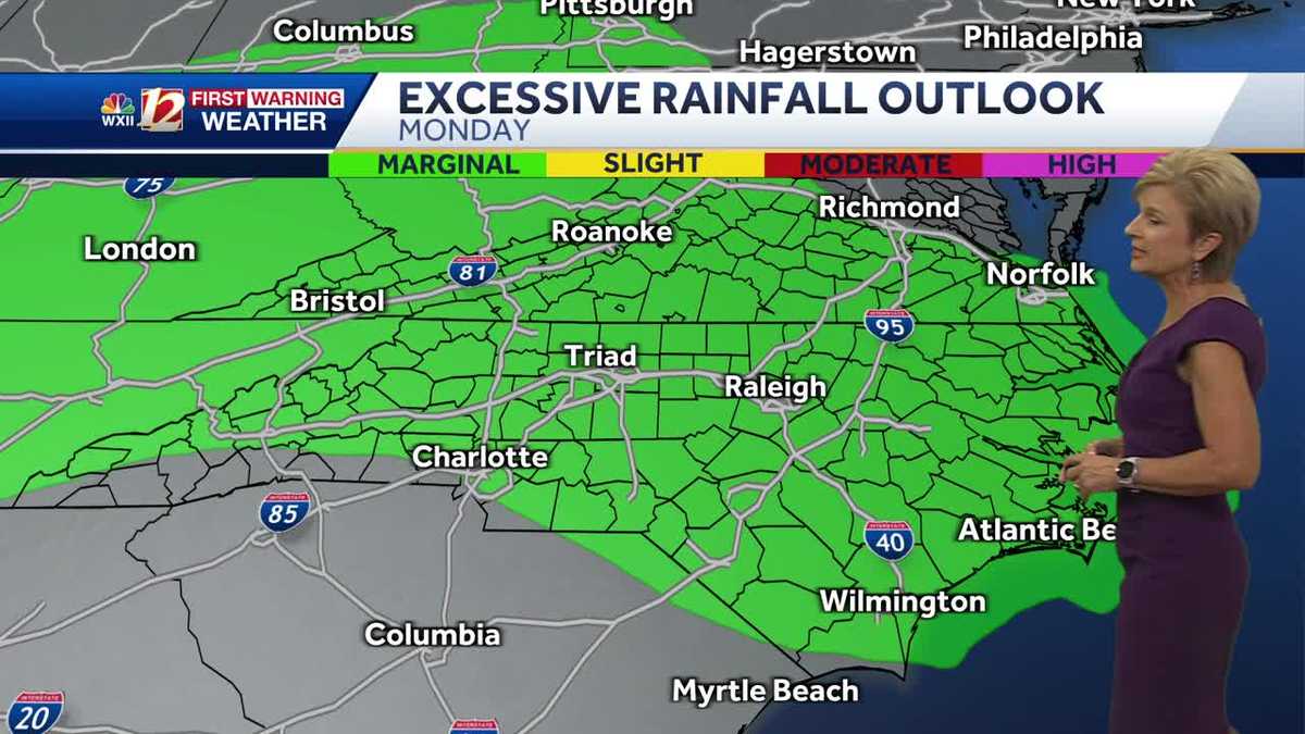 Steamy days continue with flood risk lingering into early week