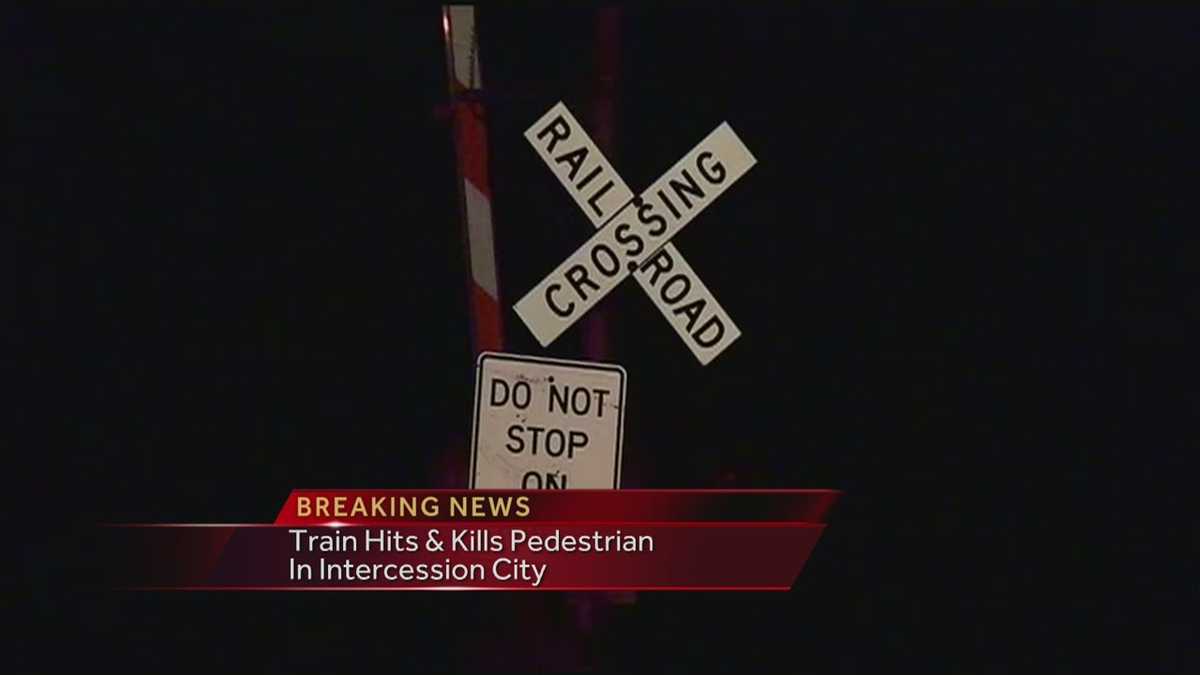 Man lying on tracks run over by train in Intercession City