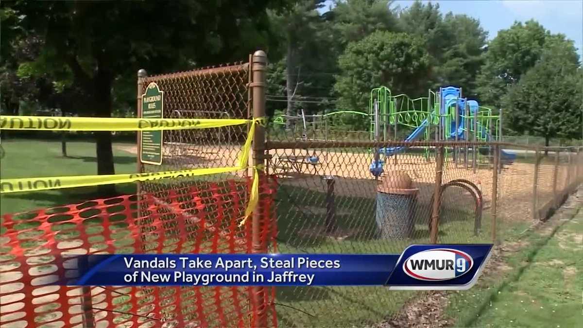 Vandals steal nuts, bolts from playground equipment, officials say
