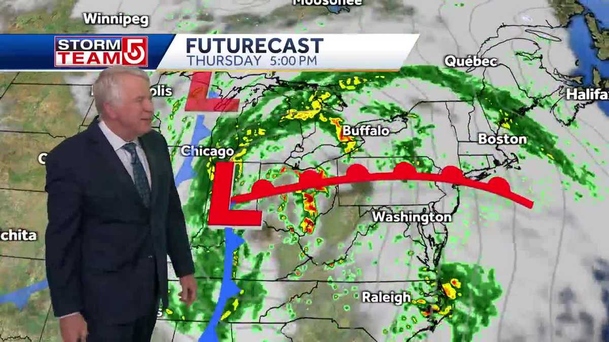 Video: Rounds of rain headed for Mass. over next few days