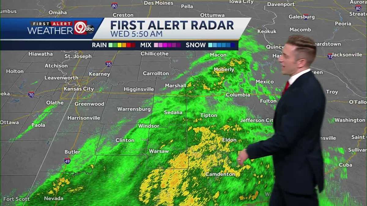 Kansas City to see rain continue Wednesday