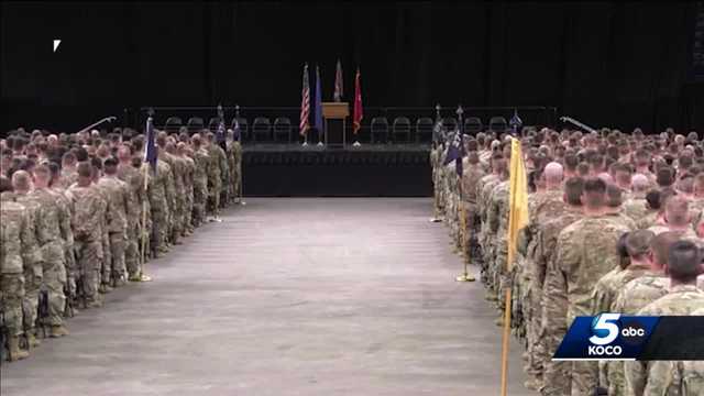 Oklahoma National Guard members attend deployment ceremony - Vimarsana News