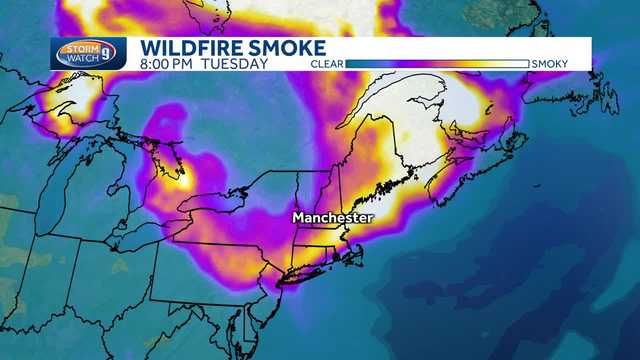 New Hampshire forecast: Tracking wildfire smoke