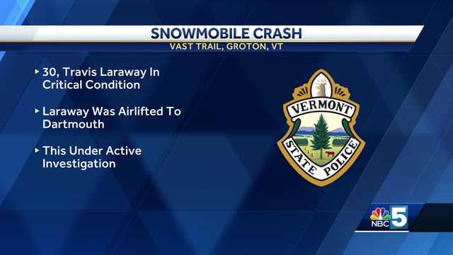 Snowmobiler in critical condition after crash - Vimarsana News