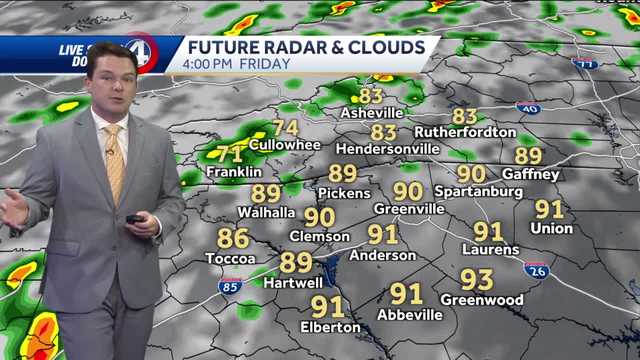 Greenville forecast: Weekend impact days bring afternoon storms - Vimarsana News