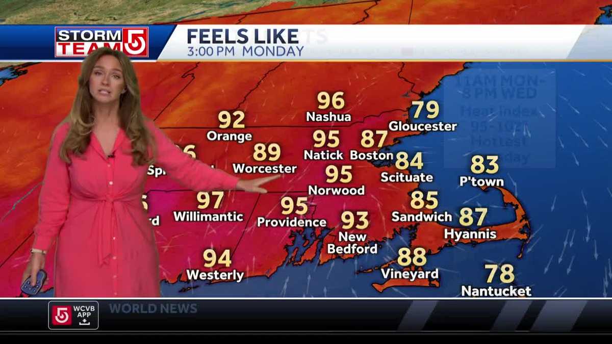 VIDEO: Heat and humidity on the rise to start the week