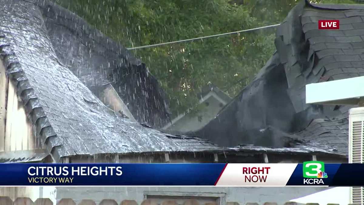 Detached Garage Burns In Citrus Heights