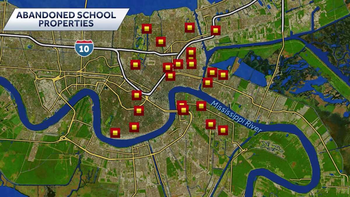 New Orleans Public Schools unused properties costly to maintain