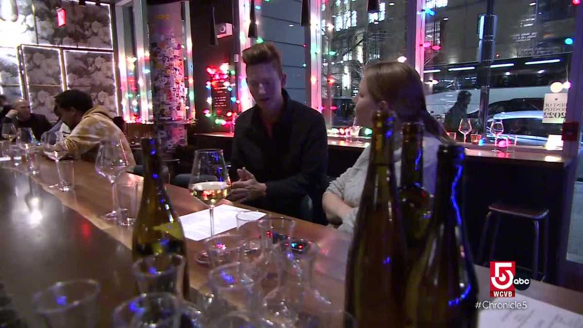 Nathálie pours wines predominantly produced by women