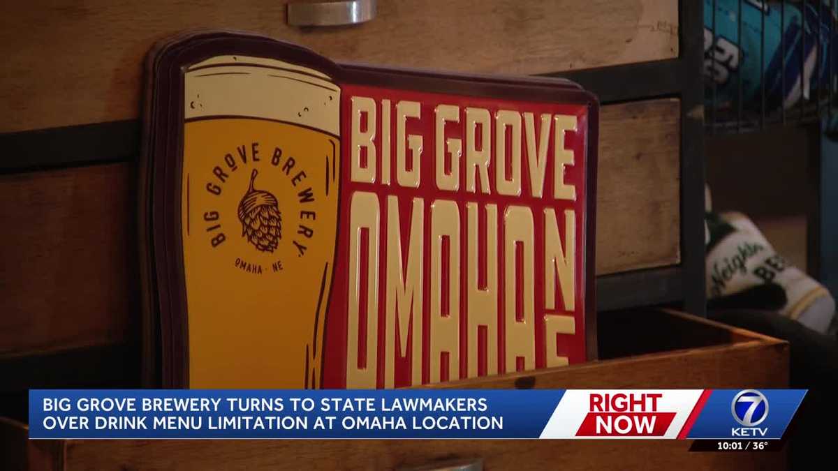 Big Grove Brewery seeks change in Nebraska liquor law to expand offerings