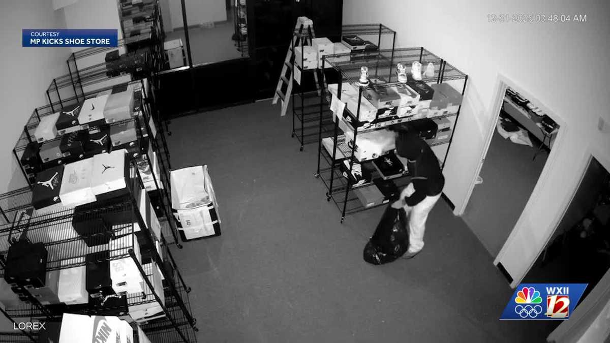 'It was the last thing on my mind going into the new year': Thousands of dollars' worth of items stolen from Winston-Salem shoe store