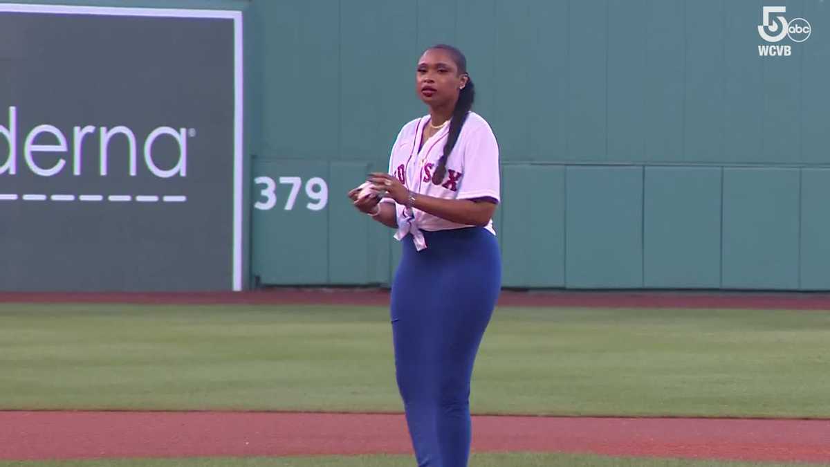 Juneteenth flag designer throws first pitch at Red Sox game