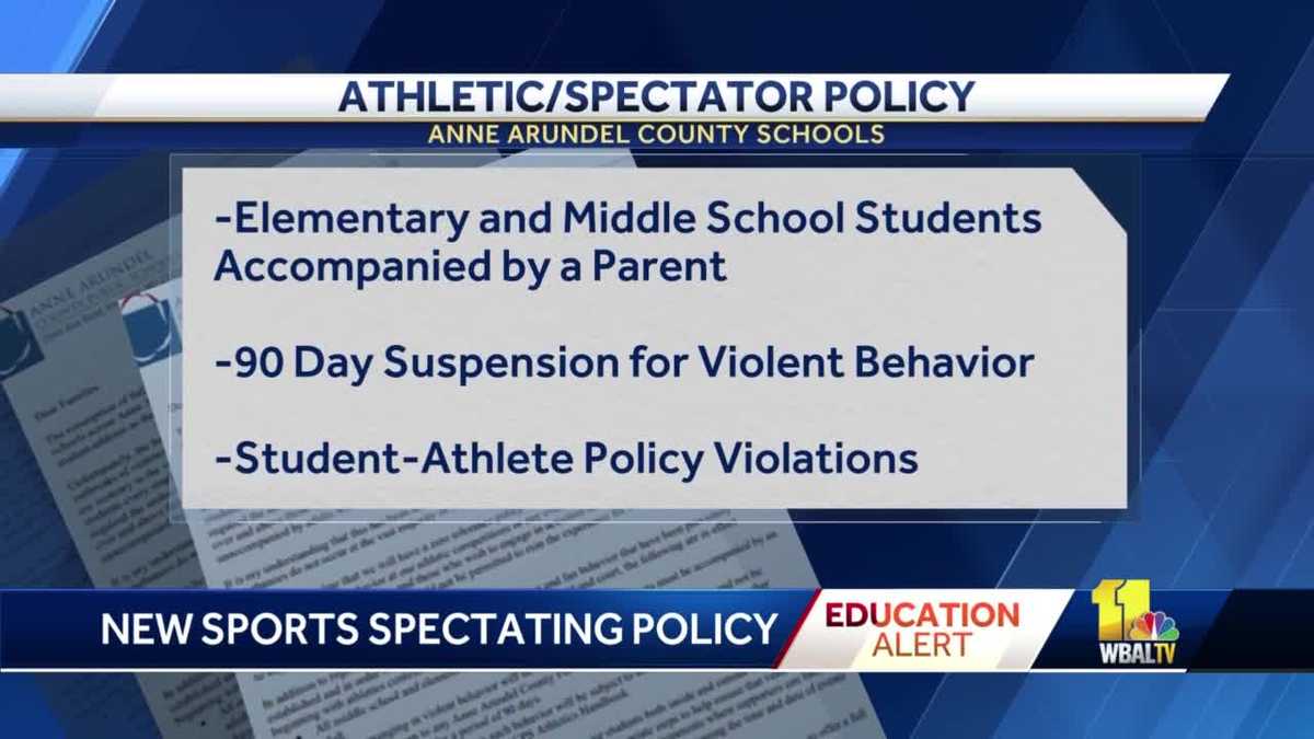 AACPS warns students, parents amid fights at athletic events