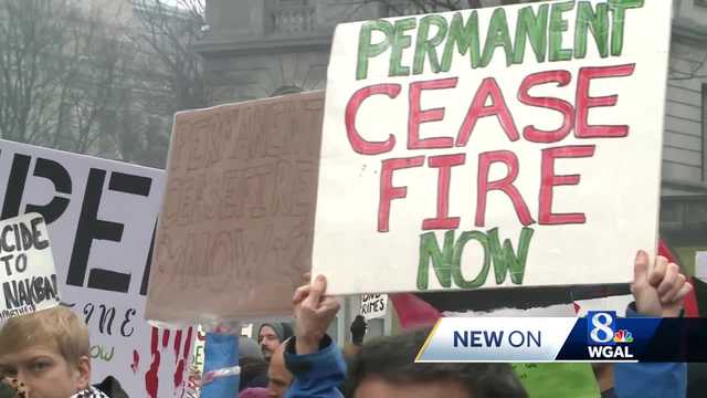 Hundreds rally in Harrisburg for state leaders to call for a cease-fire - Vimarsana News