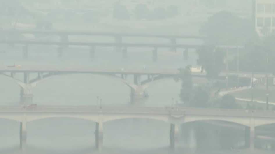 New Hampshire air quality Smoke advisory in effect