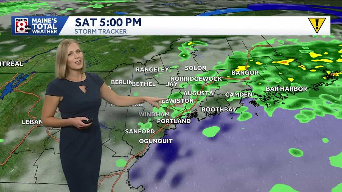 Low humidity today, spotty showers this weekend