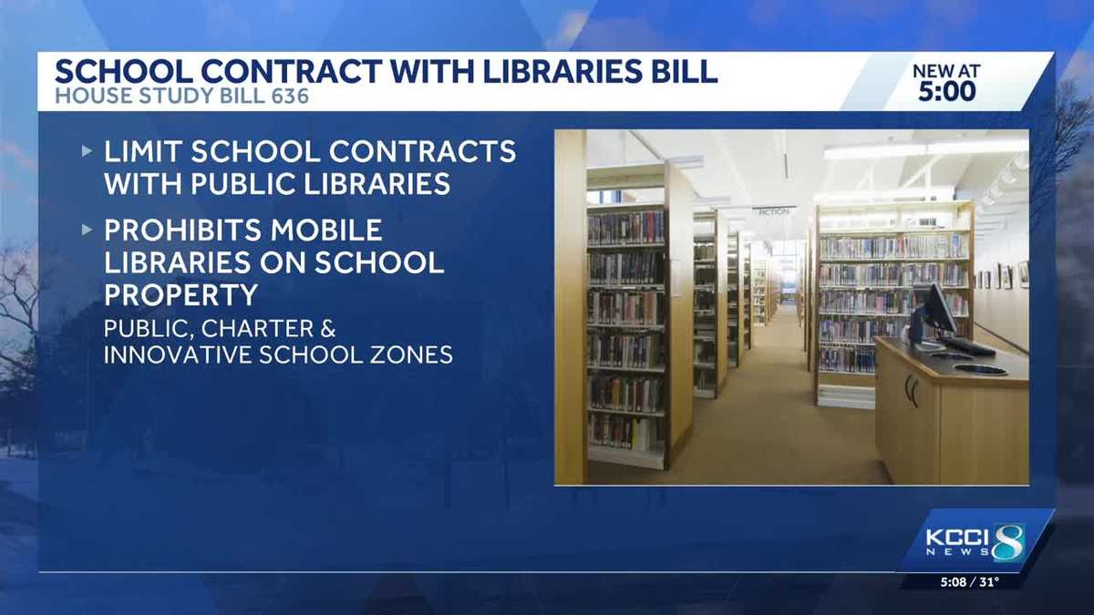 Iowa bill could end school partnerships with city libraries