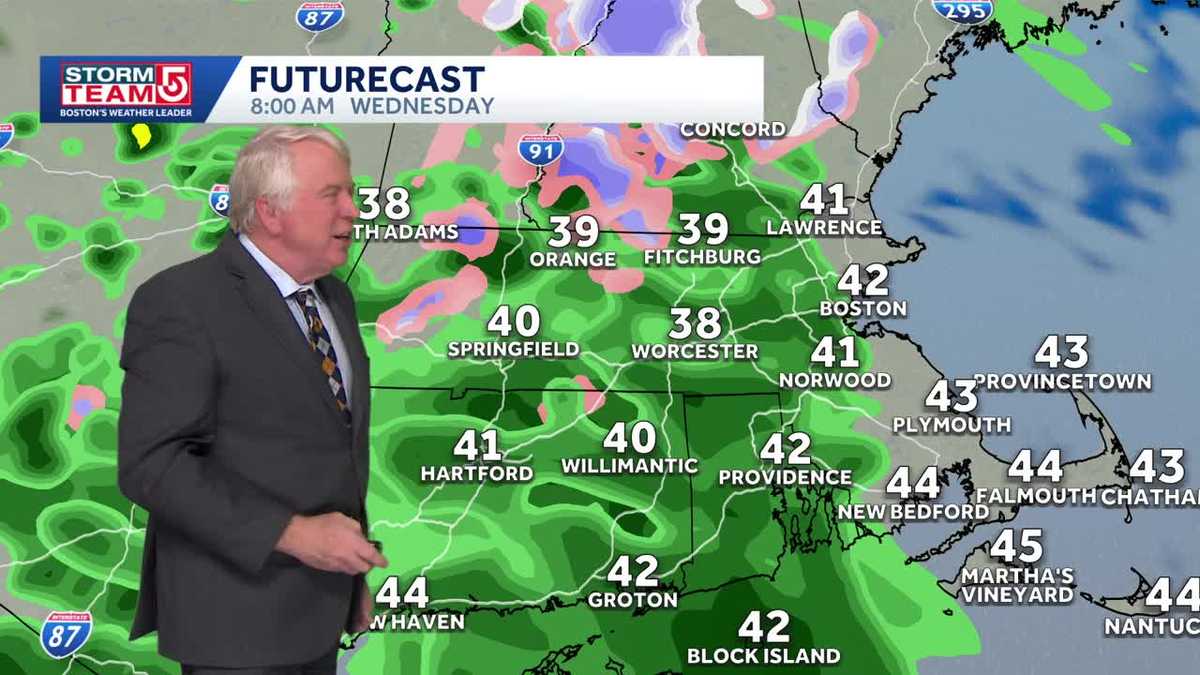 Video: 2 days of morning showers, then cool cloudy stretch