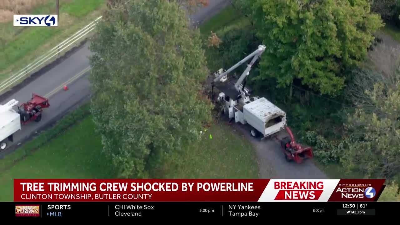 wtae.com - Raquel Ciampi - Medical helicopter called after tree-trimming crew cuts power line in Butler County