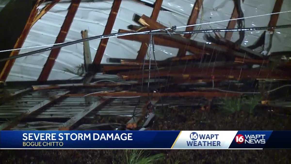 Massive damage, power outages after tornadoes in Bogue Chitto