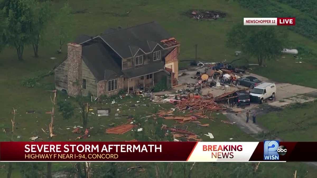 Tornadoes confirmed in southeast Wisconsin