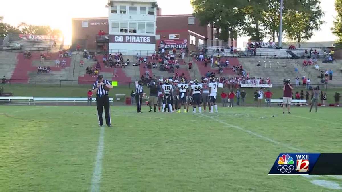 Page High School shows support for Mount Tabor during football game