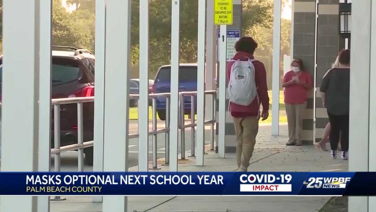Masks optional next school year in Palm Beach County