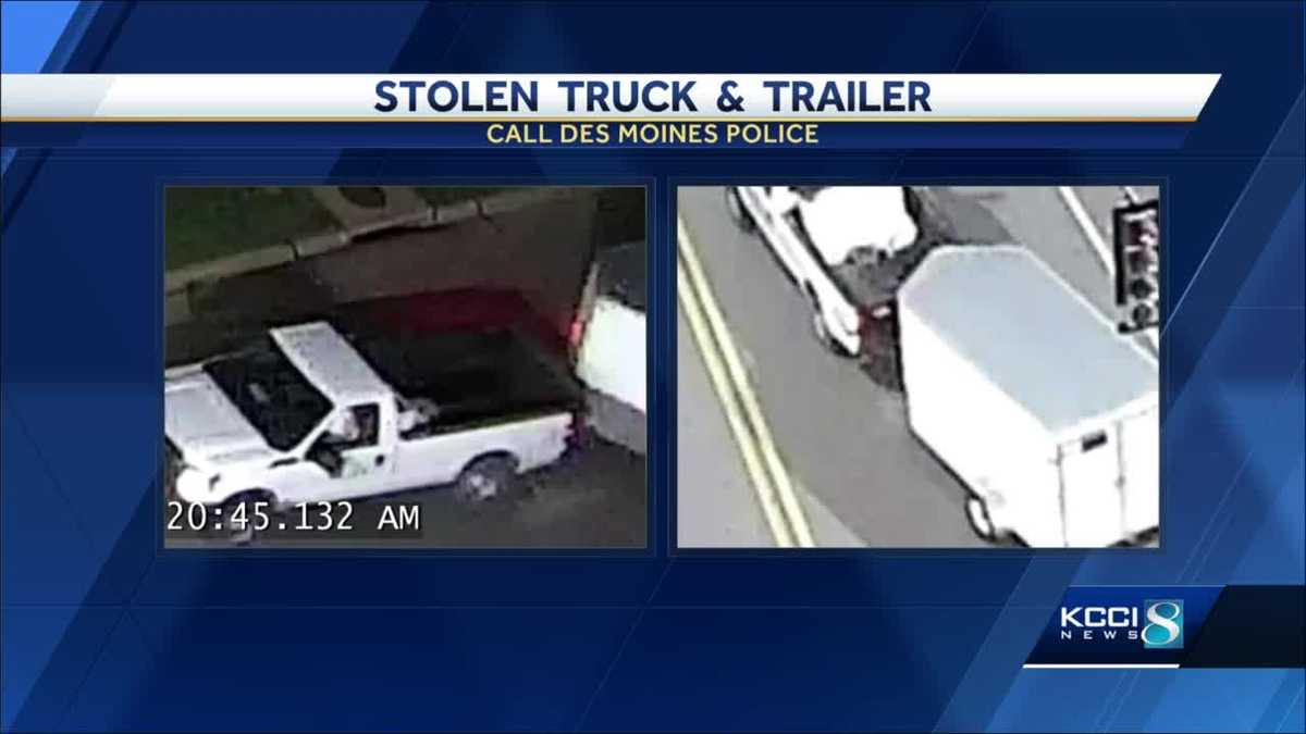 Thieves steal truck, then trailer belonging