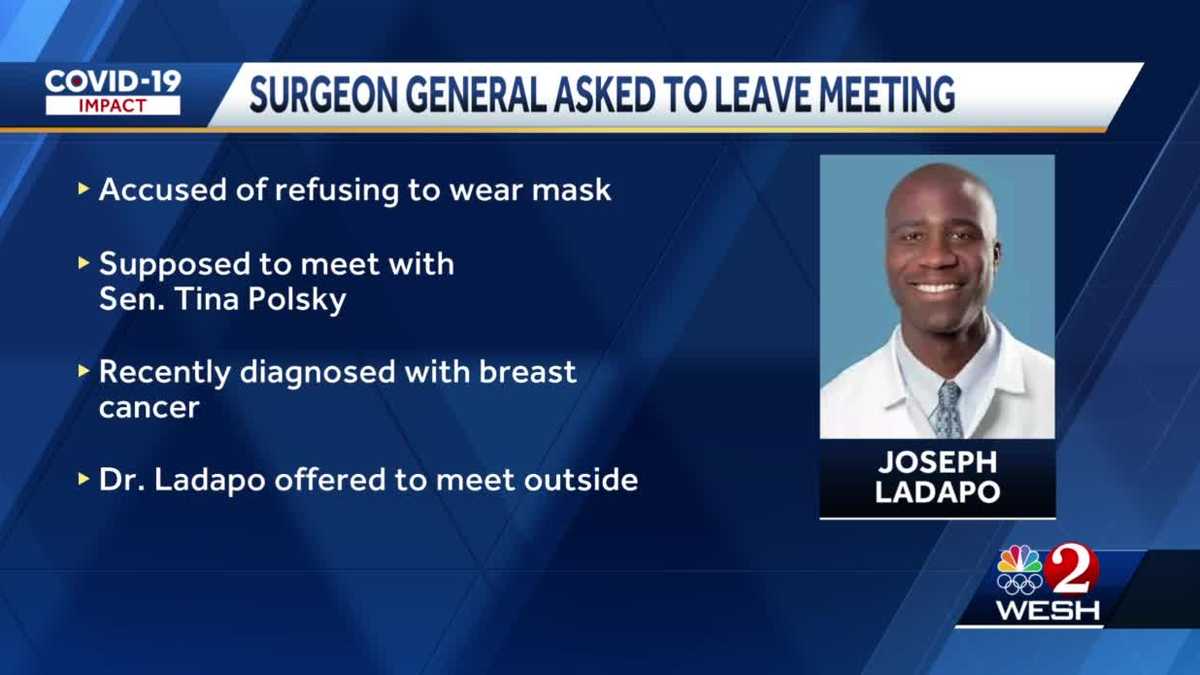 Florida’s top doctor refuses mask, is told to leave meeting