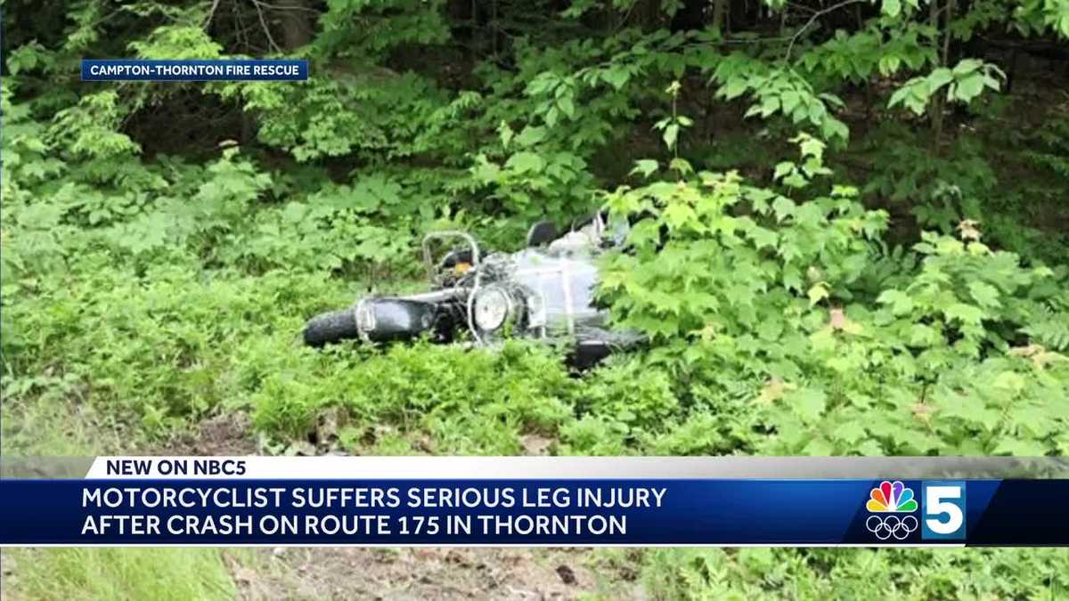 Motorcyclist recovering from severe injury after collision in Grafton County – WPTZ