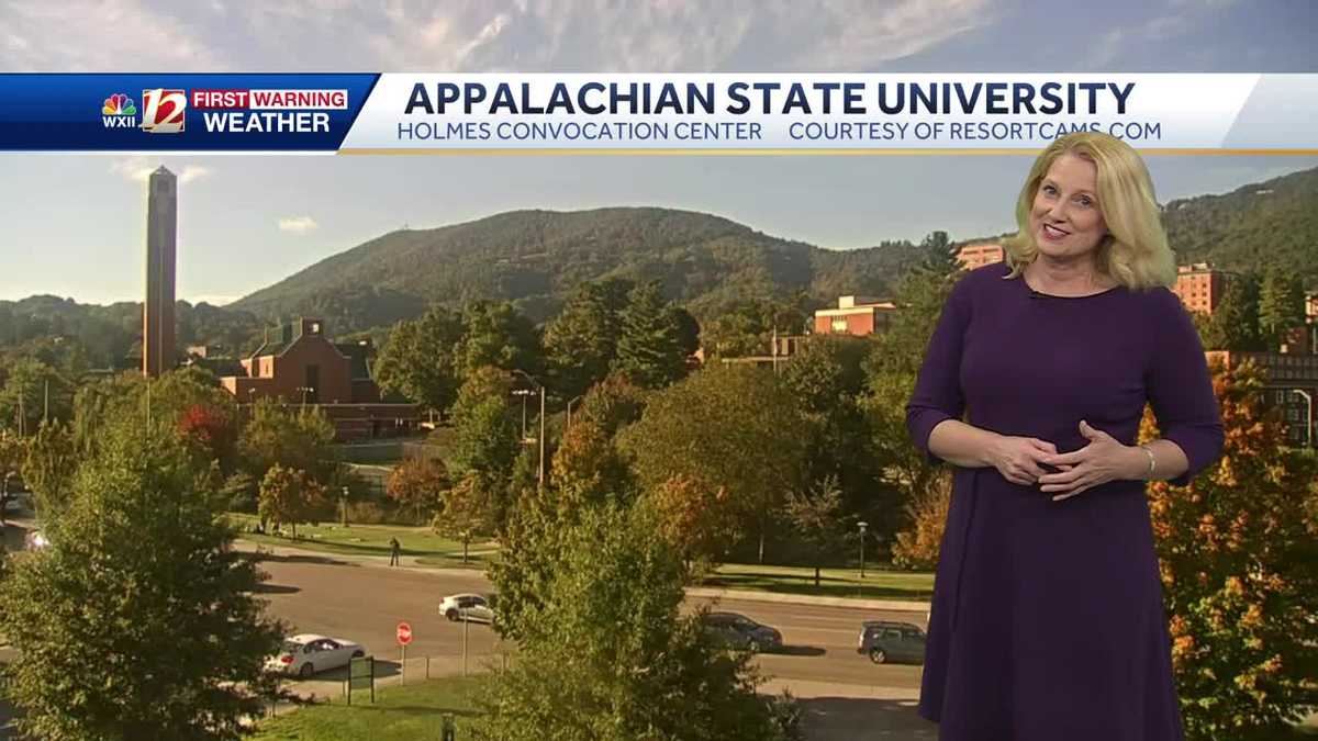 October highs for North Carolina weekend weather