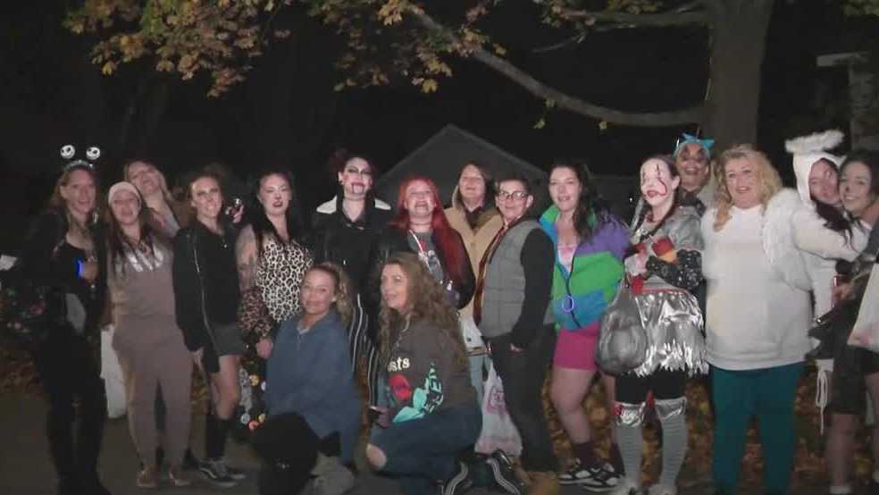 Women in recovery celebrate sober Halloween in Nashua, NH