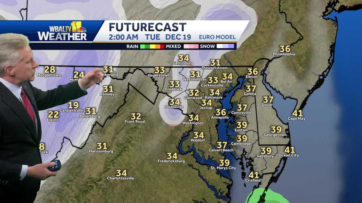 Strong winds bring cold air, chance for snow flurries