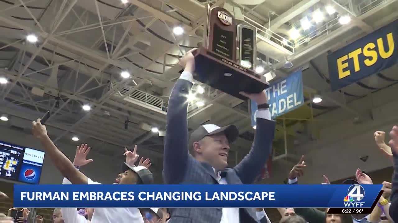 wyff4.com - Marc Whiteman - Bob Richey and Furman embrace basketball's rapid changes