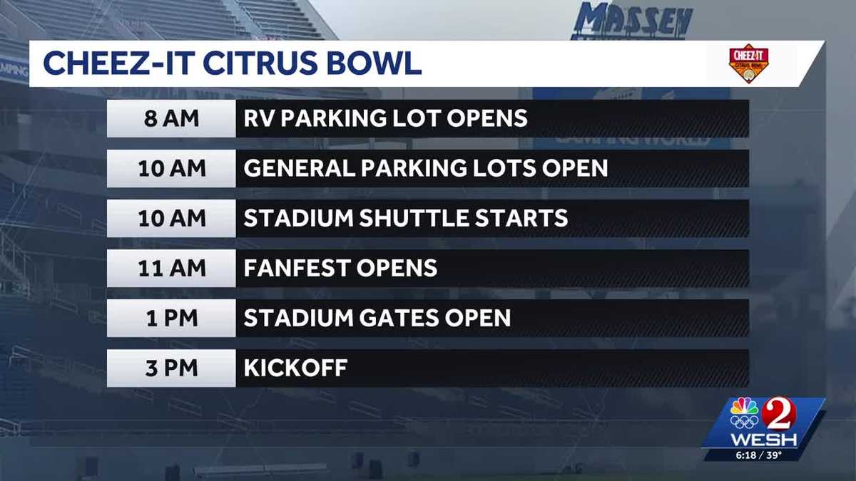 Cheez-It Citrus Bowl on New Year's Eve to draw 50K people